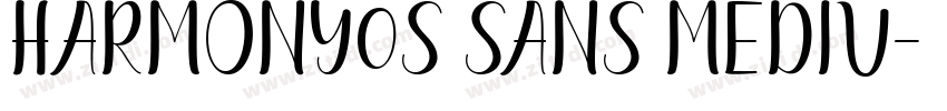 Harmony0S Sans Mediu字体转换
